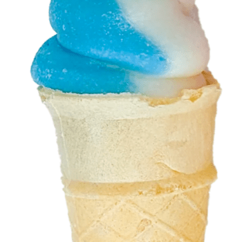 Ice Cream Cone (Blue)